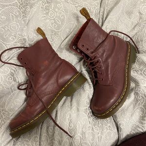 Burgundy Dr Martens